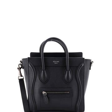 Celine Luggage Bag Grainy Leather Nano