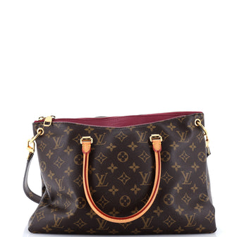 Louis Vuitton Pallas Tote Monogram Canvas with Leather