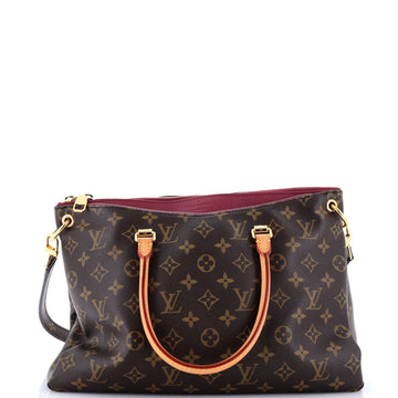 Louis Vuitton Pallas Tote Monogram Canvas with Leather