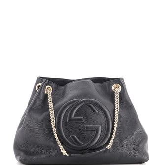 Gucci Soho Chain Strap Shoulder Bag Leather Medium