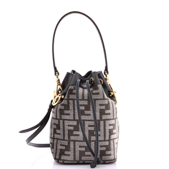 Fendi Mon Tresor Bucket Bag Zucca Tapestry Mini
