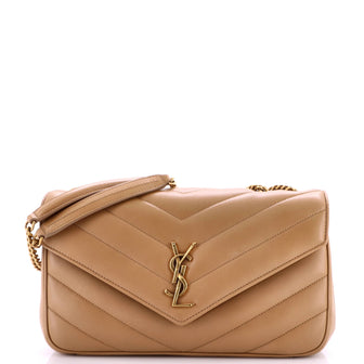 Saint Laurent Loulou NM Shoulder Bag Matelasse Chevron Leather Medium