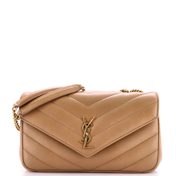 Saint Laurent Loulou NM Shoulder Bag Matelasse Chevron Leather Medium