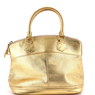 Louis Vuitton Suhali Lockit Handbag Leather MM