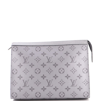 Louis Vuitton Pochette Voyage Reverse Monogram Eclipse Canvas MM