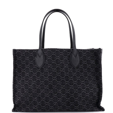 Gucci Ophidia Shopper Tote GG Denim Large