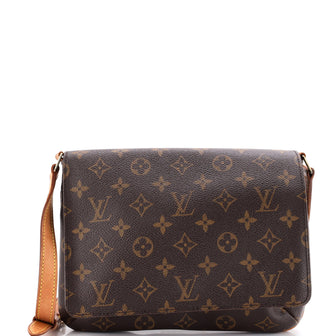 Louis Vuitton Musette Tango Handbag Monogram Canvas