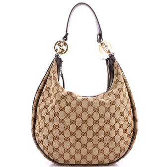 Gucci Twins Hobo GG Canvas Medium