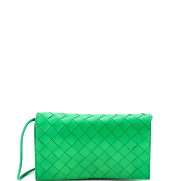 Bottega Veneta Wallet on Strap Intrecciato Nappa Mini