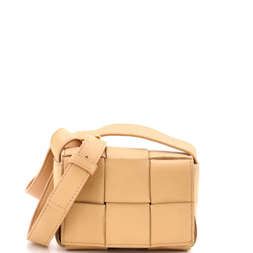 Bottega Veneta Cassette Crossbody Bag Maxi Intrecciato Leather Candy