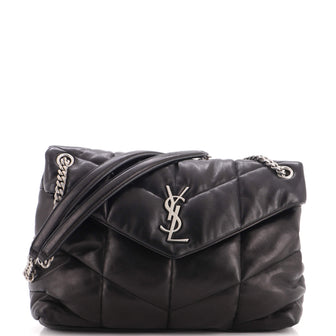 Saint Laurent Loulou Puffer Shoulder Bag Quilted Leather Medium