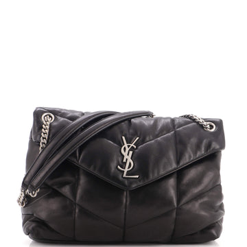 Saint Laurent Loulou Puffer Shoulder Bag Quilted Leather Medium