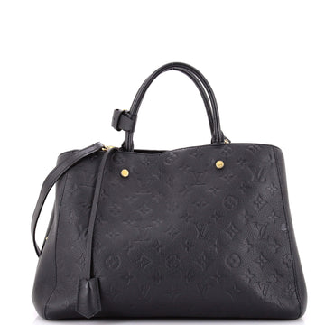 Louis Vuitton Montaigne Handbag Monogram Empreinte Leather GM