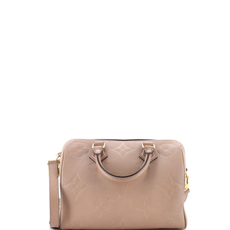 Louis Vuitton Speedy Bandouliere Bag Monogram Empreinte Giant 25