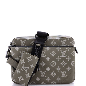 Louis Vuitton Trio Messenger Bag Monogram Shadow Leather