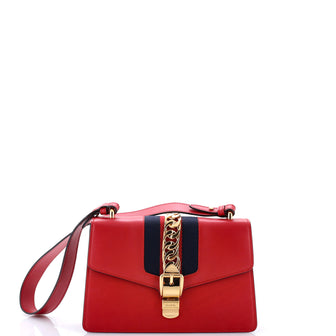 Gucci Sylvie Shoulder Bag Leather Small