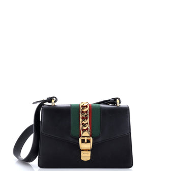 Gucci Sylvie Shoulder Bag Leather Small