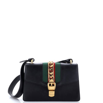 Gucci Sylvie Shoulder Bag Leather Small