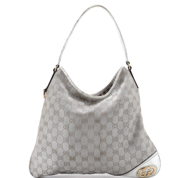 Gucci New Britt Hobo GG Canvas Medium