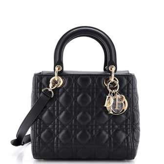 Christian Dior Lady Dior Bag Cannage Quilt Lambskin Medium