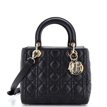 Christian Dior Lady Dior Bag Cannage Quilt Lambskin Medium