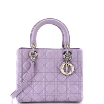 Christian Dior Lady Dior Bag Cannage Quilt Lambskin Medium