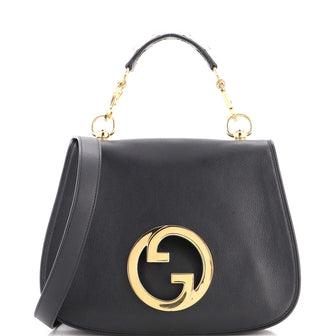 Gucci Blondie NM Handle Bag Leather Medium