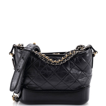Chanel Gabrielle Hobo Quilted Aged Calfskin Small