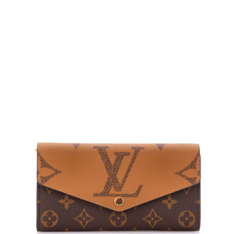 Louis Vuitton Sarah Wallet NM Reverse Monogram Giant and Monogram Canvas