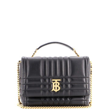 Burberry Lola Satchel Quilted Lambskin Small