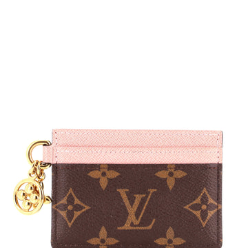 Louis Vuitton LV Charms Card Holder Monogram Canvas and Leather
