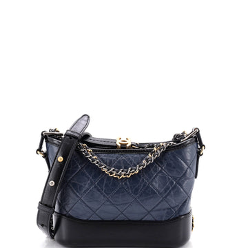 Chanel Gabrielle Hobo Quilted Aged Calfskin Small