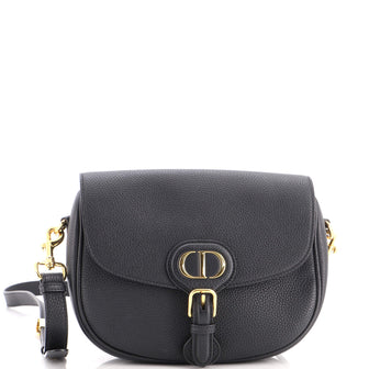 Christian Dior Bobby Flap Bag Leather Medium