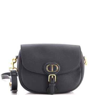Christian Dior Bobby Flap Bag Leather Medium