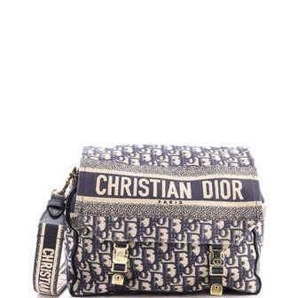 Christian Dior Diorcamp Messenger Bag Oblique Canvas Medium