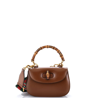 Gucci Bamboo 1947 Top Handle Bag Leather Small
