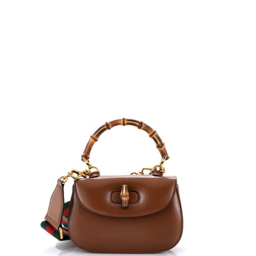 Gucci Bamboo 1947 Top Handle Bag Leather Small