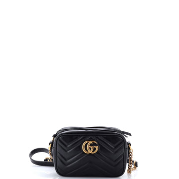Gucci GG Marmont Shoulder Bag Matelasse Leather Mini