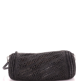 Loewe Paula's Ibiza Bracelet Pouch Raffia with Leather