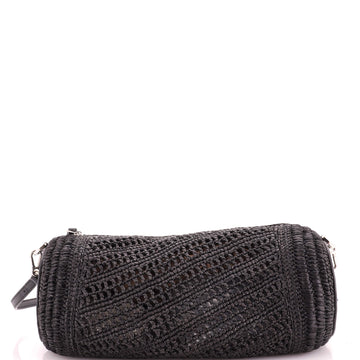 Loewe Paula's Ibiza Bracelet Pouch Raffia with Leather
