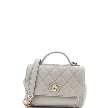 Chanel Business Affinity Flap Bag Quilted Caviar Mini