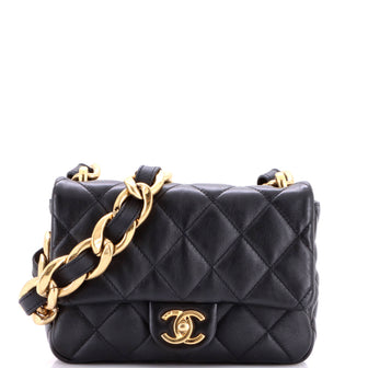 Chanel Funky Town Flap Bag Quilted Lambskin Small