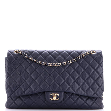 Chanel XXL Travel Flap Bag Quilted Calfskin Small