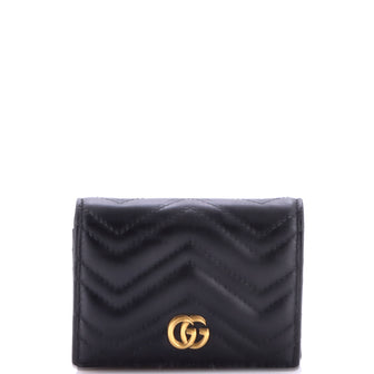 Gucci GG Marmont Bifold Wallet Matelasse Leather Small