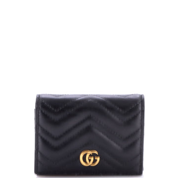 Gucci GG Marmont Bifold Wallet Matelasse Leather Small