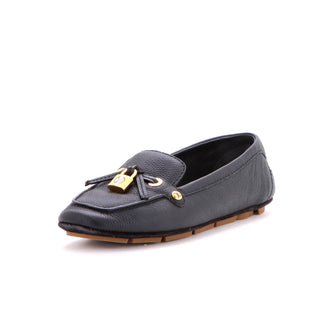 Louis Vuitton Women's Flore Car Moccasin Loafers Leather