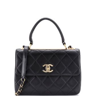 Chanel Trendy CC Top Handle Bag Quilted Lambskin Small