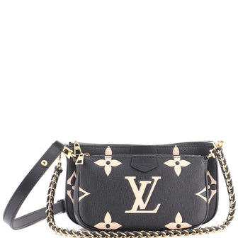 Louis Vuitton Multi Pochette Accessoires Bicolor Monogram Empreinte Giant