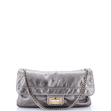 Chanel Drill Flap Bag Perforated Leather Medium