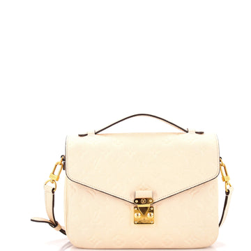 Louis Vuitton Pochette Metis Monogram Empreinte Leather East West